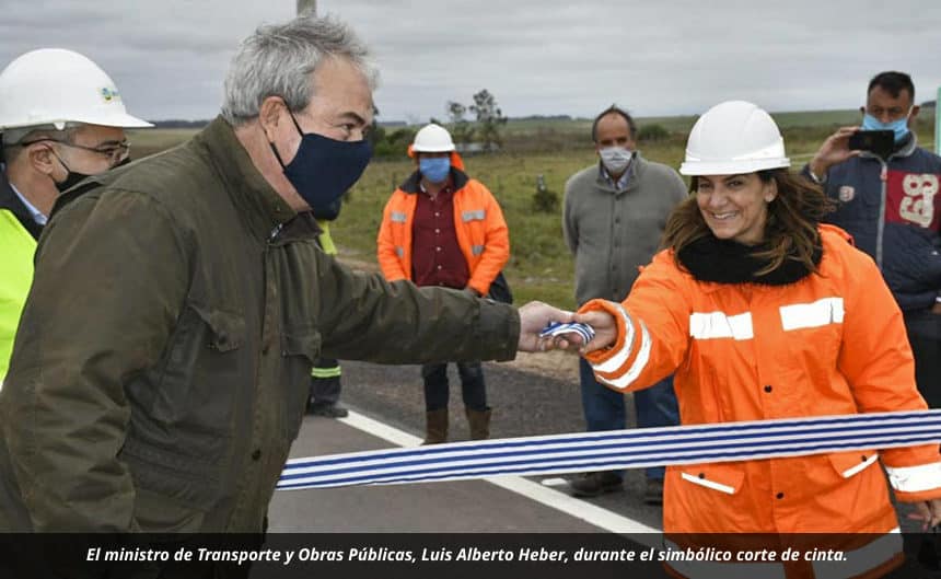 Ministerio de Transporte inauguró tres tramos de la ruta 14 entre Flores y Sarandí del Yí